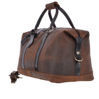 Ashwood Leather Marcus Brown Travel Holdall