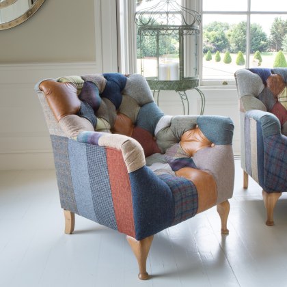 Bamford Club Patchwork Chair Bamford Club Patchwork Chair