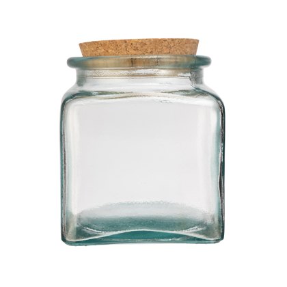 &Again Recycled Glass Storage Jar