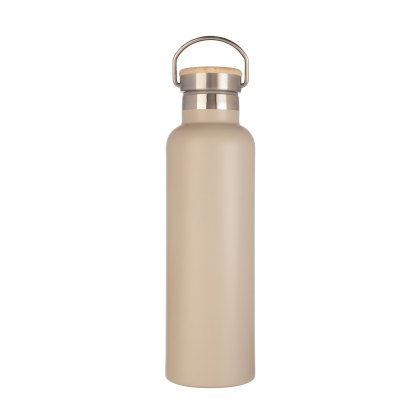 &Again Double Wall Bottle with Bamboo Lid Putty