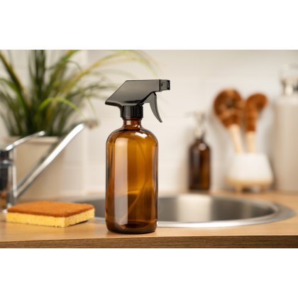 &Again Amber Glass Spray Bottle 500ml