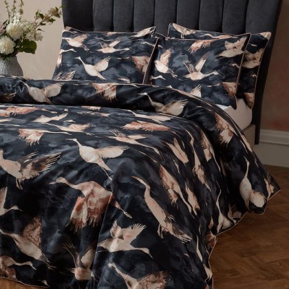 Edinburgh Weavers Flyway Ink Duvet Cover Set