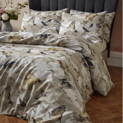 Edinburgh Weavers Flyway Natural Duvet Cover Set