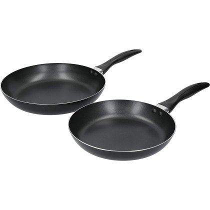 KitchenCraft Set of 2 Non Stick Frying Pans KitchenCraft Set of 2 Non Stick Frying Pans