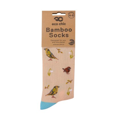 Eco Chic RSPB Greenfinch Eco-Friendly Bamboo Socks