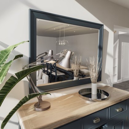 Heritage Editions Blue 120cm Wall Mirror Heritage Editions Blue 120cm Wall Mirror