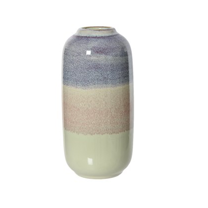 Kaemingk Faded Purple and Pink Tricolour Vase