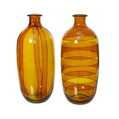 Kaemingk Amber Recycled Glass Vase Kaemingk Amber Recycled Glass Vase