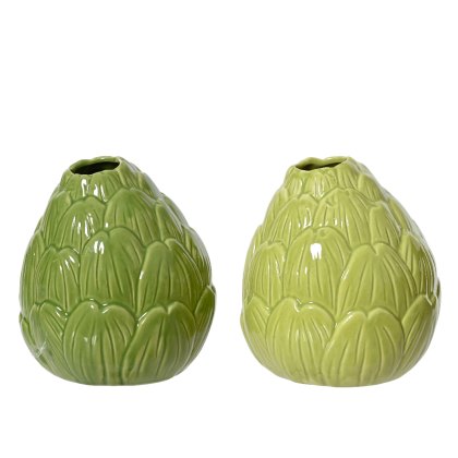 Kaemingk Porcelain Artichoke Vase Kaemingk Porcelain Artichoke Vase
