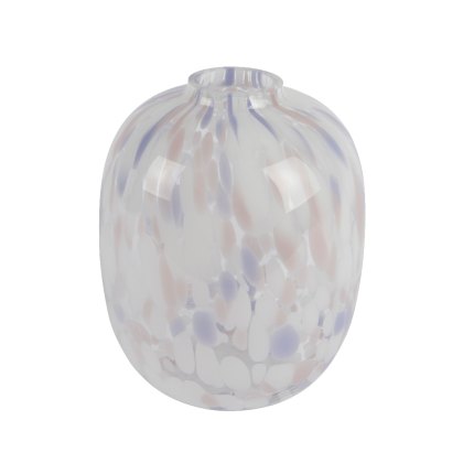 Kaemingk Pastel Dappled Glass Vase Kaemingk Pastel Dappled Glass Vase