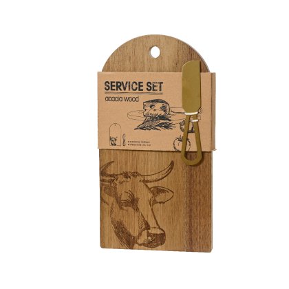 Kaemingk Acacia Wood Cheese Board Set Kaemingk Acacia Wood Cheese Board Set