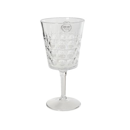 Kaemingk Transparent Plastic Ball Pattern Wine Glass Kaemingk Transparent Plastic Ball Pattern Wine Glass