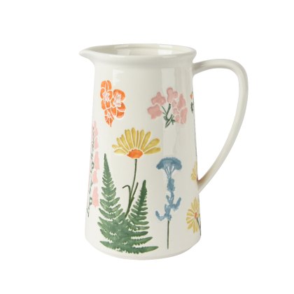 Kaemingk Glossy Flower Patterned Jug Kaemingk Glossy Flower Patterned Jug