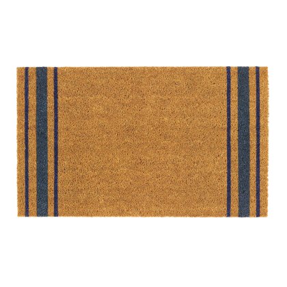 My Mat Coir Navy Border Stripe 45x75cm My Mat Coir Navy Border Stripe 45x75cm