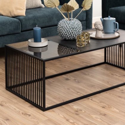 Metro Black Rectangular Coffee Table Metro Black Rectangular Coffee Table
