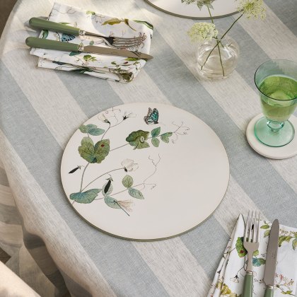 Sophie Allport Wild Floral Set of 4 Round Placemats