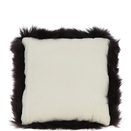 Ashwood Wool Cushion Chocolate