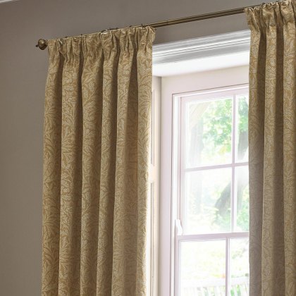 Morris & Co Acorn Curtains Gold