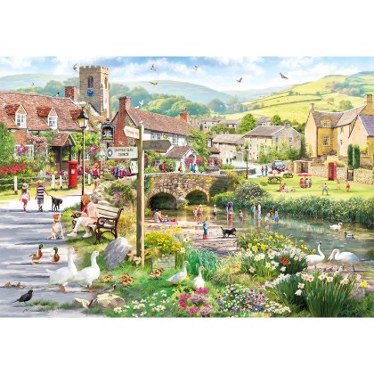 Gibsons Puddle Ducks & Paddling 500 Piece Puzzle