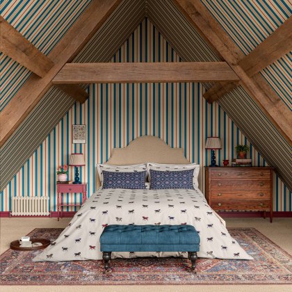 Joules Dressage Horses Duvet Cover Set Multi Joules Dressage Horses Duvet Cover Set Multi