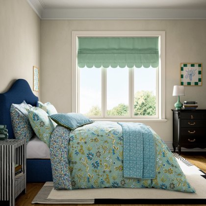 Land & Shore Bramble Duvet Cover Set Green Land & Shore Bramble Duvet Cover Set Green