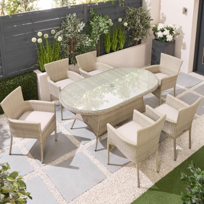 Hepburn 6 Seater Dining Set