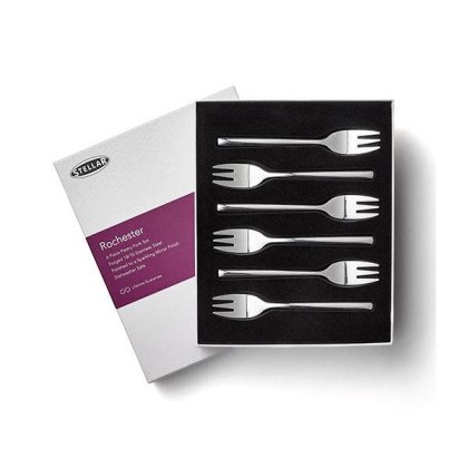 Stellar Rochester 6 Piece Pastry Fork Set