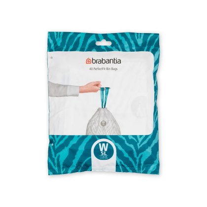 Brabantia Code W 5 Litre 40 PerfectFit Bags Brabantia Code W 5 Litre 40 PerfectFit Bags