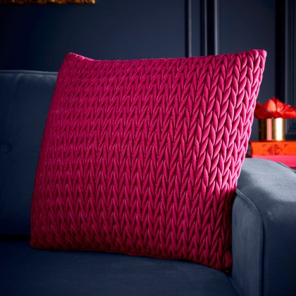 Laurence Llewelyn-Bowen Amory Cushion Fuchsia