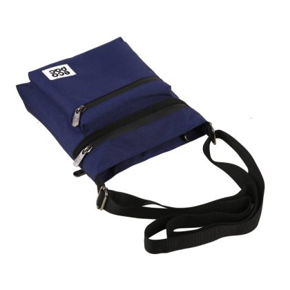 Eco Chic Navy Messenger Bag