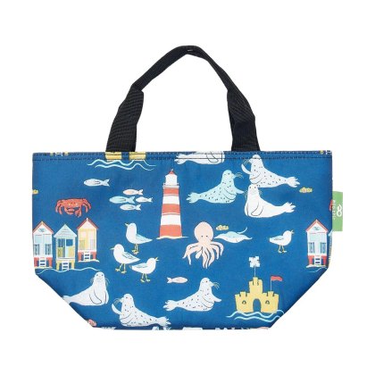 Eco Chic Coastal Insulated Foldable Lunch Bag