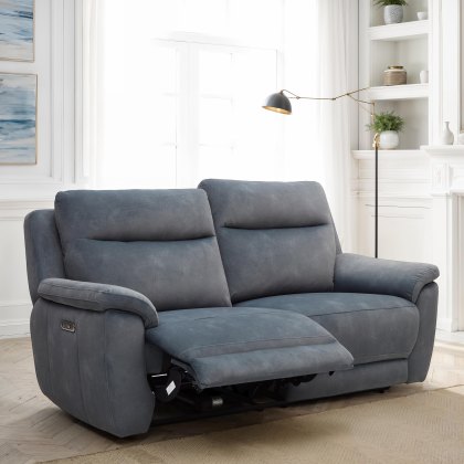Oakley 3 Seater Power Recliner Sofa in Dexter Shadow Oakley 3 Seater Power Recliner Sofa in Dexter Shadow