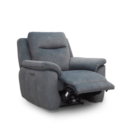 Oakley Power Recliner Chair in Dexter Shadow Oakley Power Recliner Chair in Dexter Shadow