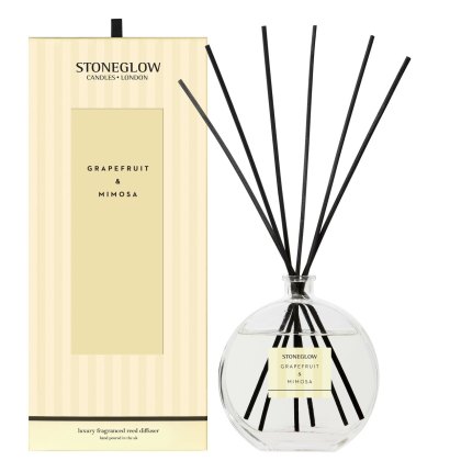 Stoneglow Grapefruit & Mimosa Large Reed Diffuser 460ml Stoneglow Grapefruit & Mimosa Large Reed Diffuser 460ml