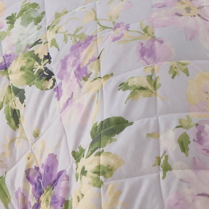 D&D Flourette Lilac Bedspread