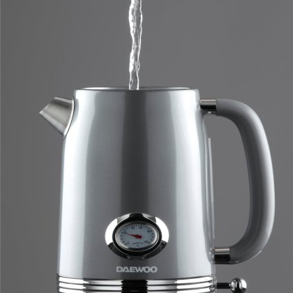 Daewoo Denver 1.5L 3kw Kettle Smoked Grey