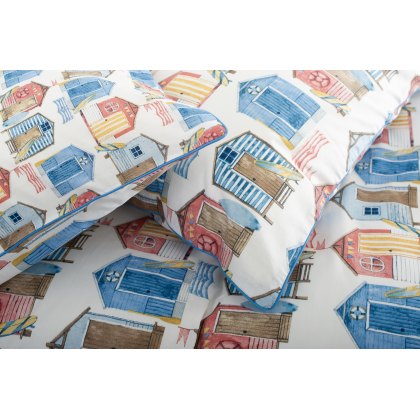 Lobster Creek Queen Parade Multi Duvet Cover Set Lobster Creek Queen Parade Multi Duvet Cover Set