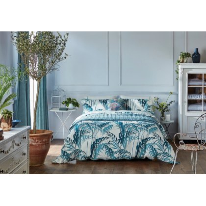 Sanderson Palmhouse Duvet Cover Set Eucalyptus Sanderson Palmhouse Duvet Cover Set Eucalyptus