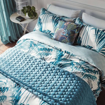 Sanderson Palmhouse Duvet Cover Set Eucalyptus