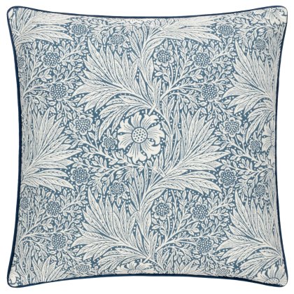 Morris & Co Marigold Indigo Cushion