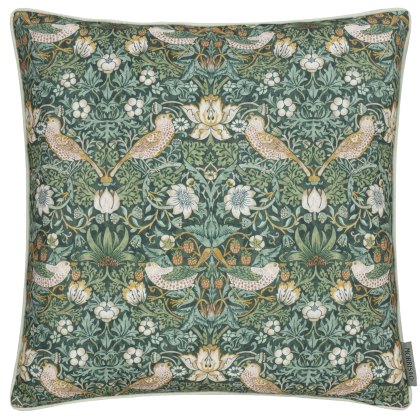 Morris & Co Strawberry Thief Forest Outdoor Cushion Morris & Co Strawberry Thief Forest Outdoor Cushion