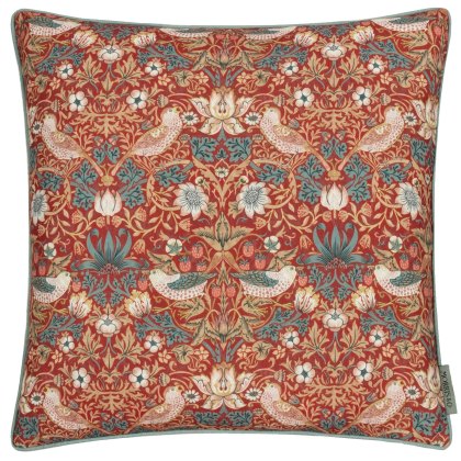 Morris & Co Strawberry Thief Berry Outdoor Cushion Morris & Co Strawberry Thief Berry Outdoor Cushion