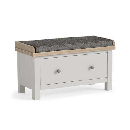 Cottage Collection Hallway Bench with Drawer in Grey Cottage Collection Hallway Bench with Drawer in Grey