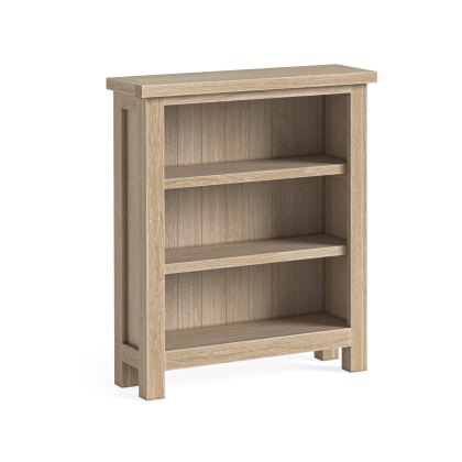 Cottage Collection Low Bookcase in Oak Cottage Collection Low Bookcase in Oak