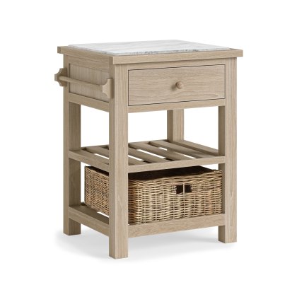 Cottage Collection Small Kitchen Island in Oak