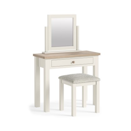 Cottage Collection Single Drawer Desk in Coconut