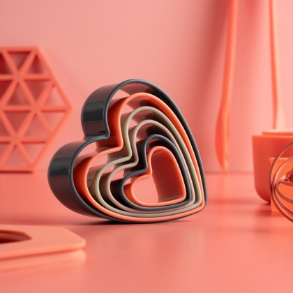 Fusion Twist Heart Cookie Cutters Fusion Twist Heart Cookie Cutters