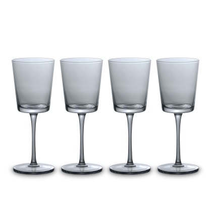 Simply Home Grey set of 4 Wine Glasses Simply Home Grey set of 4 Wine Glasses