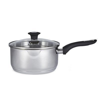 Simply Home 20 CM Stainless Steel Draining Lid Saucepan