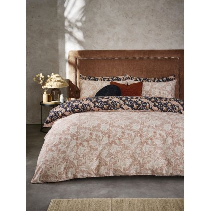 Morris At Home Wild Tulip Copper Duvet Cover Set